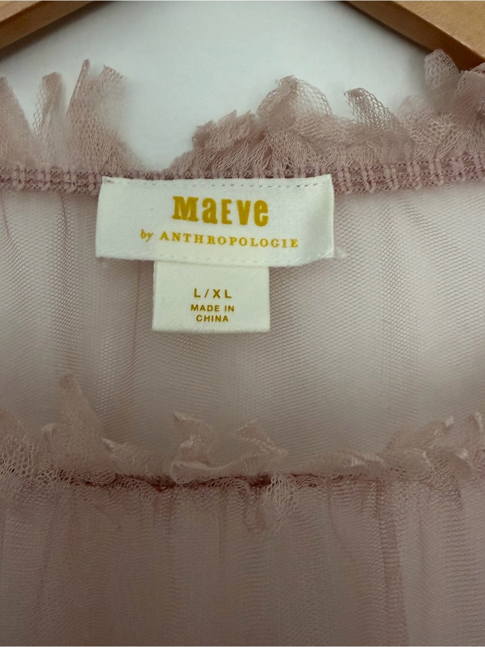 Anthropologie Maeve Tulle Mesh Midi Dress - Picture 5 of 5